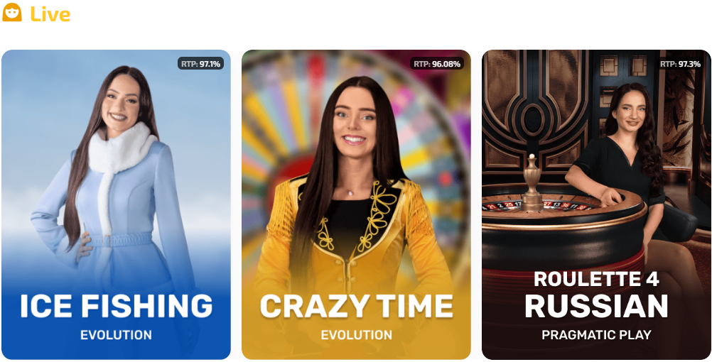 Cassino ao vivo do Dragon Money